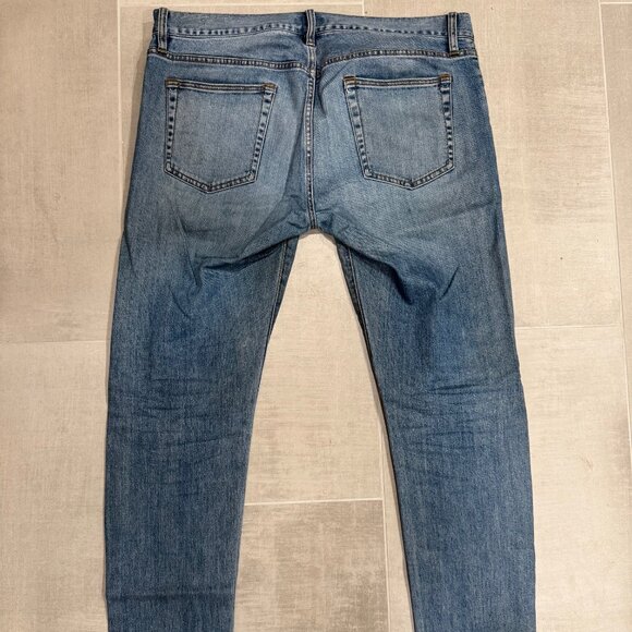 Club Monaco Super Slim Denim Jeans- 33/32 (Light Blue) - Picture 2 of 9